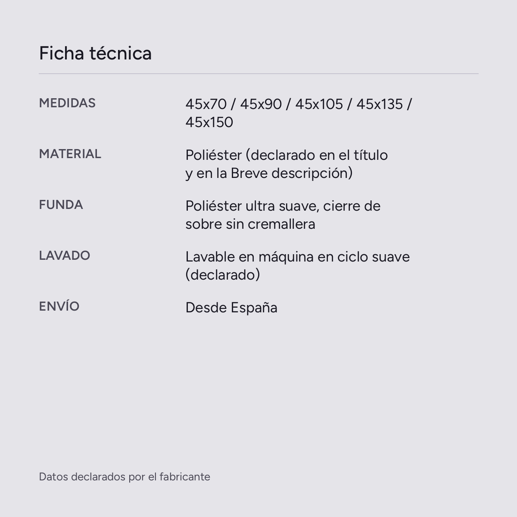 Juego de dos fundas de almohada en forma de sobre Sobre, vista de producto