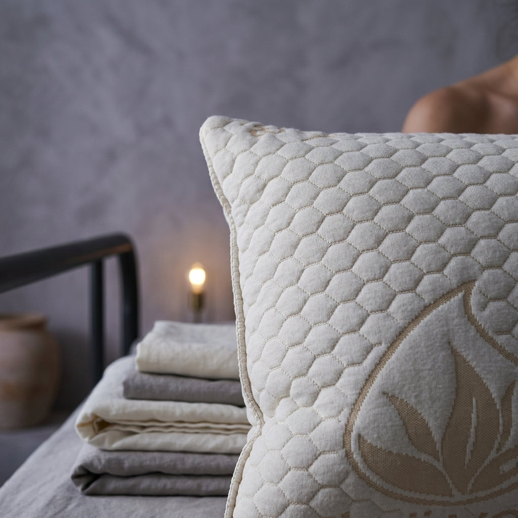 Almohada de viaje viscoelástica con aloe vera Trayecto, detalle de viscoelástica con funda de aloe vera (según el título; la ficha no trae bloque detalles)