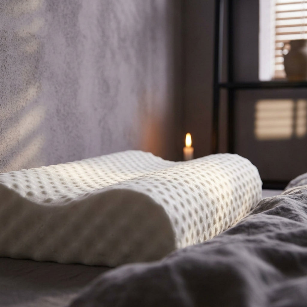 Almohada cervical de altura ajustable Ajuste, detalle de relleno: espuma de memoria · material: poliéster / algodón